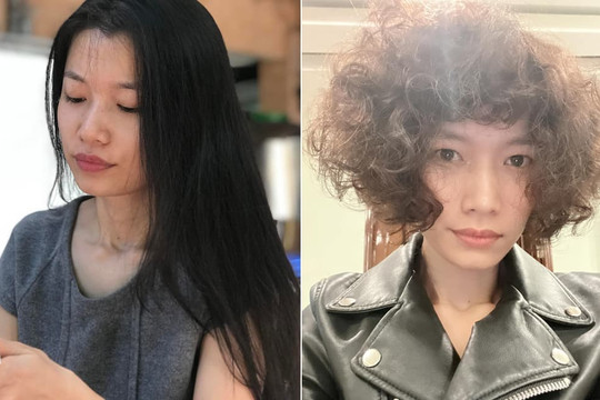 Trà My - nữ diễn viên từng 'cà khịa' hàng loạt sao Việt thay đổi ngoại hình với mái tóc xù khó nhận ra