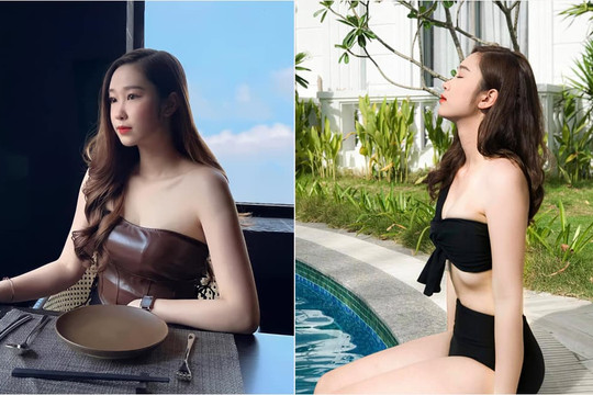 Vẻ đẹp đời thường trong veo của Hàn Trang - diễn viên sinh năm 2000 đóng vai bạn gái Mạnh Quân trong 'Lối về miền hoa'