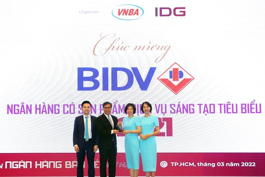 BIDV nhận đồng thời 04 giải thưởng Ngân hàng Việt Nam Tiêu biểu