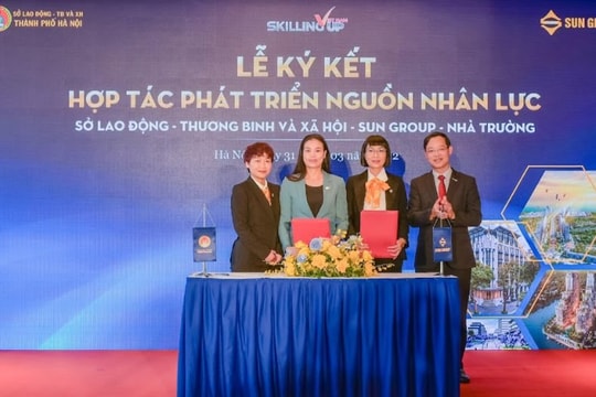 Sun Group nâng cao chất lượng nguồn nhân lực thủ đô 
