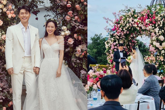 Tiết lộ đoạn video Hyun Bin và Son Ye Jin trao nhau lời thề nguyện ngọt ngào khiến khách mời cũng 'ôm tim'