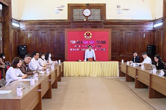 Hội nghị tập huấn hướng dẫn sử dụng phần mềm Trợ lý ảo