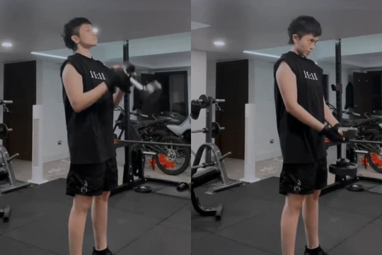 Gil Lê khoe cảnh check-in phòng gym, cơ bắp cuồn cuộn cùng thần thái siêu ngầu làm hội chị em đổ rần rần