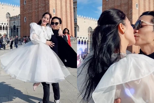 Sau Đông Nhi, đến lượt Khánh Thi - Phan Hiển bắt trend 'ôm vào lòng', lãng mạn nhất là khoảnh khắc 'khóa môi' cực ngọt