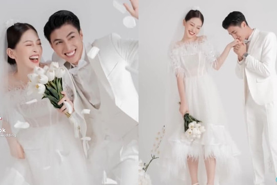 Hot rần rần hậu trường chụp ảnh cưới của Phương Nga và Bình An, gây sốt vì quá 'xứng đôi vừa lứa'