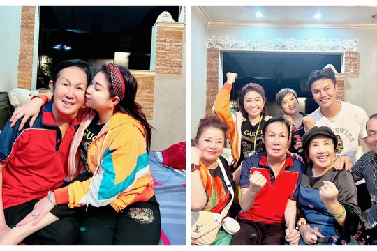 NSƯT Vũ Linh được đồng nghiệp đến thăm khi trải qua bạo bệnh, sắc diện 'Ông hoàng cải lương Hồ Quảng' giờ ra sao?