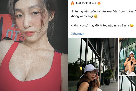 Bị nghi trùng tu vòng một vì hình ảnh 'tăng size' bất thường, Khả Ngân lên tiếng đính chính ngay và luôn