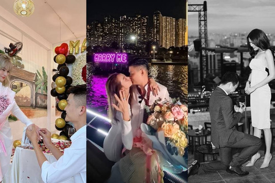 Những màn cầu hôn gây chú ý của sao Việt: Người làm trên du thuyền triệu đô, người giản dị 'cây nhà lá vườn'