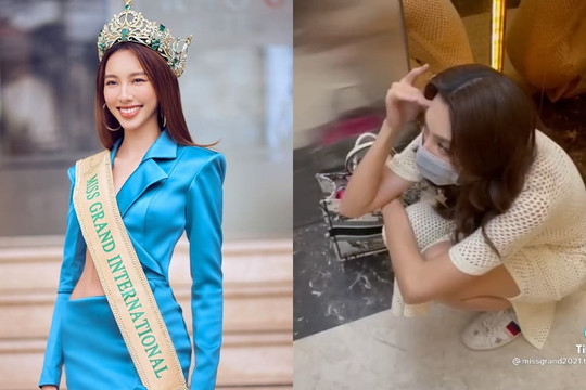 Hoa hậu Thùy Tiên về Việt Nam sau Latinh Tour: Gây cười với dáng ngồi bá đạo, còn lú lẫn mà quên câu ca dao quen thuộc