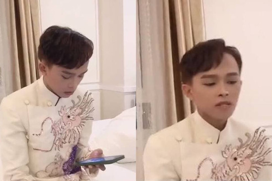 Hồ Văn Cường diện áo dài bảnh bao, thần sắc tươi tắn và giọng hát thay đổi sau loạt lùm xùm