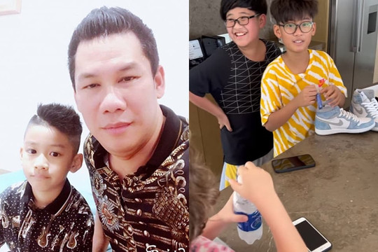 Đến lượt chồng cũ Lệ Quyên tổ chức sinh nhật cho con trai: Chuẩn bị bánh kem siêu to, còn thoải mái cho nhóc tì rủ bạn bè về dinh thự