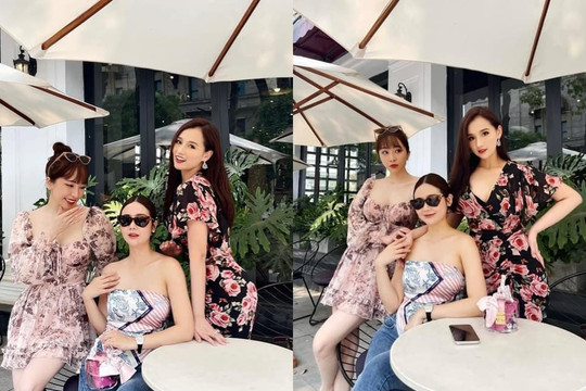 Cùng diện thiết kế phô phang vòng một đẫy đà nhưng nay Quỳnh Nga lại trẻ hơn Lã Thanh Huyền chục tuổi vì điều này