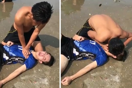 Sĩ quan cảnh sát cứu 4 người đuối nước được thăng cấp bậc hàm lên Đại úy