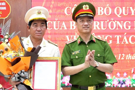 PGĐ Công an tỉnh Bạc Liêu làm Giám đốc Công an tỉnh Kiên Giang