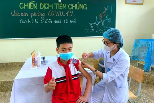 Chính phủ đồng ý tiếp nhận vaccine viện trợ cho trẻ từ 5 tuổi
