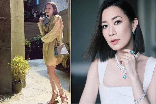 Xa Thi Mạn khoe chân dài mướt mắt khi diện đồ hơn trăm triệu, nhan sắt tuổi 47 khiến dân mạng xuýt xoa