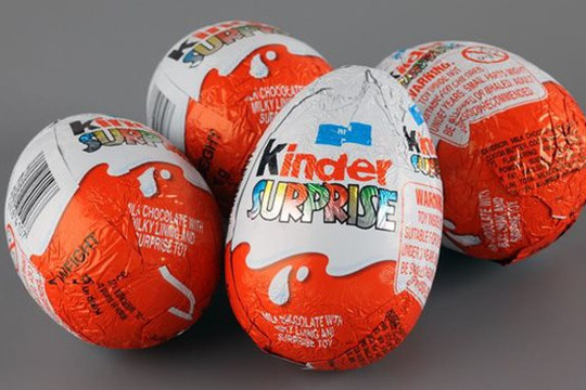 Bộ Công Thương đề nghị thu hồi kẹo trứng chocolate Kinder