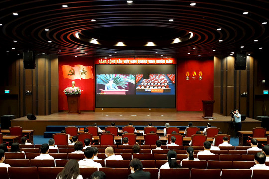 TANDTC tham gia Hội nghị quán triệt và triển khai thực hiện Nghị quyết số 11-NQ/TW  của Bộ Chính trị