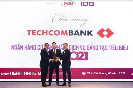 Ứng dụng Techcombank Mobile được vinh danh “Sản phẩm dịch vụ sáng tạo tiêu biểu”
