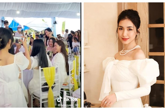 Được một cô gái nhường hoa cưới từ cô dâu để 'truyền may mắn', Hòa Minzy ứng xử thế nào mà ai nấy thán phục?