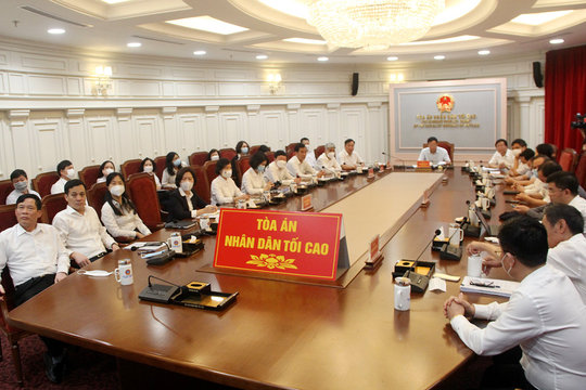 TANDTC tham gia Hội nghị quán triệt và triển khai thực hiện Nghị quyết số 13-NQ/TW của Bộ Chính trị
