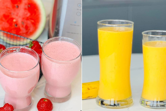 Trời oi nóng, học làm sinh tố tại nhà nhưng để ngon như ngoài hàng đừng quên những lưu ý nằm lòng này