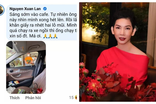 Mới sáng sớm, Xuân Lan bị gã đàn ông lạ đuổi bám và có hành động bất thường nơi công cộng