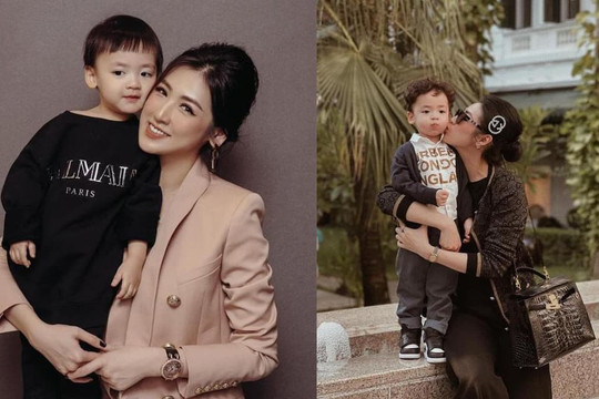 Á hậu Tú Anh cho con theo học trường quốc tế có mức học phí 'đắt nhất' Hà Nội: Chuẩn cậu ấm nhà có điều kiện