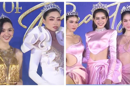 Dàn Hoa hậu, Á hậu đình đám lộ nhan sắc thật trên thảm đỏ chung khảo Miss World Việt Nam 2022
