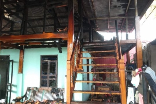 Sơn La: Cháy nhà sàn khiến 1 người thiệt mạng