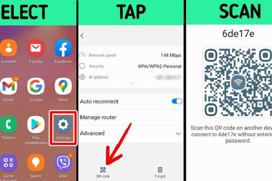 Cách chia sẻ password Wi-Fi trên Android khi quên mật khẩu cực đơn giản