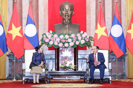 Lãnh đạo Nhà nước, Quốc hội tiếp Phó Chủ tịch nước Lào