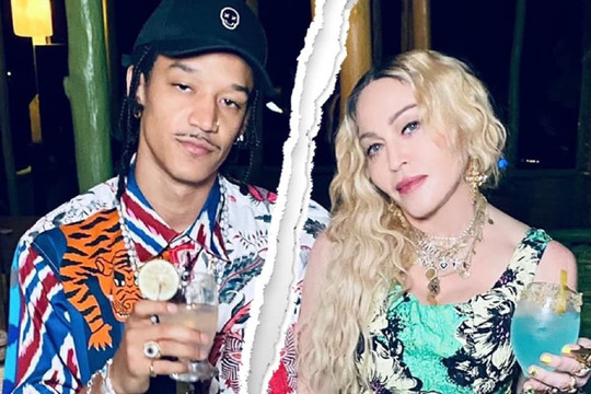 'Nữ hoàng nhạc pop' Madonna chia tay tình trẻ 28 tuổi