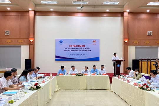 Phát huy vai trò cốt lõi của nhân dân trong xây dựng và thực hiện chính sách an sinh xã hội ở Việt Nam
