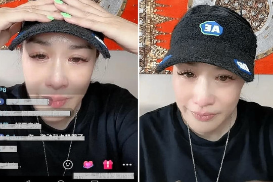 'Mỹ nhân gốc Việt' Chung Lệ Đề bật khóc khi livestream vì nhận nhiều lời chê bai ác ý