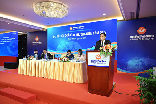 ĐHĐCĐ LienVietPostBank: Chia cổ tức năm 2021 15% bằng cổ phiếu