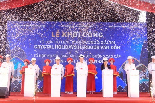 Vân Đồn khởi công 4 dự án trọng điểm tổng vốn đầu tư 10.000 tỷ đồng
