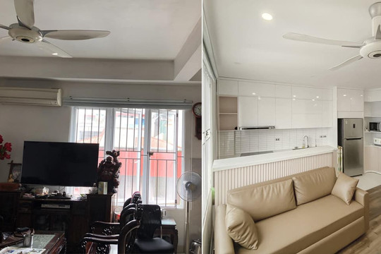 Không gian nhà 30 m2 chật chội, tù túng được gia đình tu sửa lại, nhìn thành quả khiến dân tình ngỡ ngàng