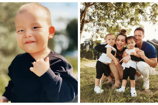 Hà Hồ - Kim Lý đưa con đi chơi: Lisa bắt tay Leon phá bĩnh bức ảnh gia đình, nhóc ú hóa thánh ăn mọi lúc mọi nơi