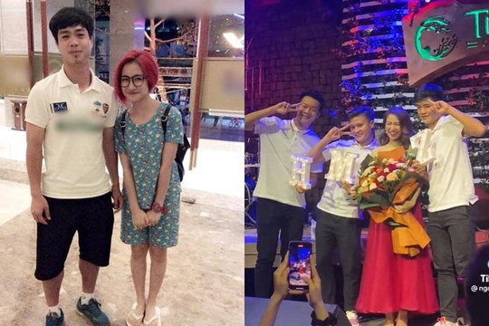 Chia tay đã lâu, Hòa Minzy vẫn khiến nhiều người phải nể khi giữ được mối quan hệ rất tốt với bạn bè Công Phượng