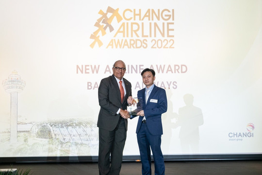 Bamboo Airways nhận giải thưởng hàng không tại Singapore