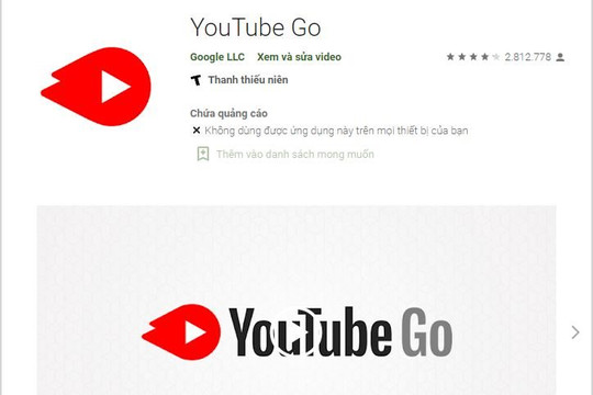 Google tuyên bố khai tử YouTube Go từ tháng 8/2022