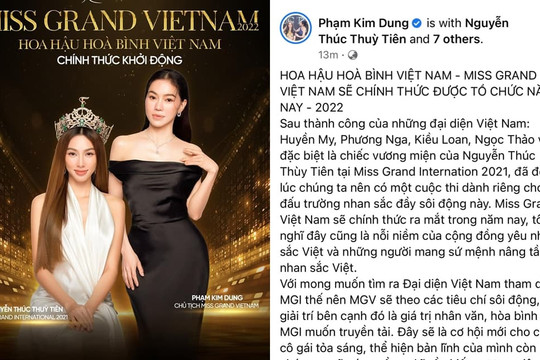 'Bà trùm Hoa hậu' Phạm Kim Dung thông báo chính thức tổ chức cuộc thi Miss Grand, fans sắc đẹp cả nước mừng rơn