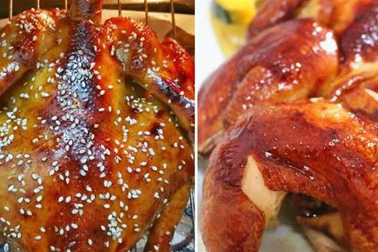 Nếu bạn muốn ăn gà quay thì đừng mua, hãy tự làm tại nhà, cách làm rất đơn giản, thơm và mềm hơn loại mua sẵn