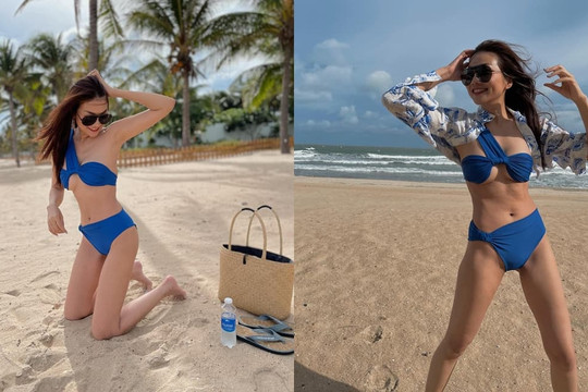 'Trùm cuối' Thanh Hằng gia nhập đường đua bikini: Body hot nhất nhì Vbiz, thần thái nhìn là mê ngay