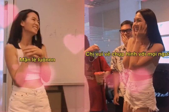 Siêu mẫu Anh Thư bị bắt gặp trong hậu trường: Body bén ngót, thái độ thân thiện cùng hành động dễ thương gây sốt