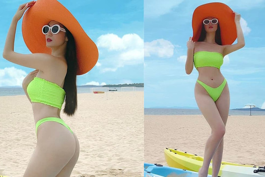 Khánh My ở top đầu trên đường đua bikini đón hè, chứng minh phụ nữ đẹp nhất khi không thuộc về ai