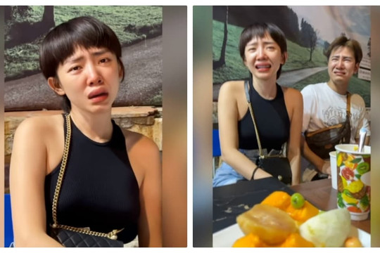 Mới sáng sớm Tóc Tiên đã mếu máo khóc nhưng không phải vì Hoàng Touliver, tại sao dân tình lại cười bò?