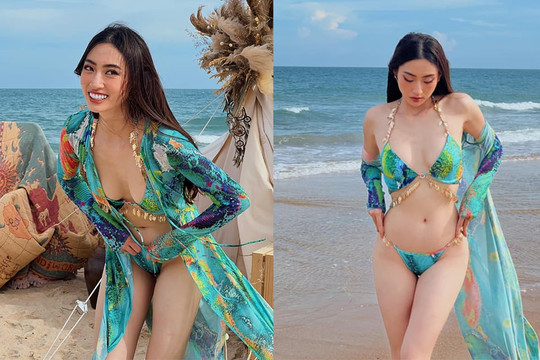 Lương Thuỳ Linh tung loạt ảnh diện bikini chào hè cực hot, nhìn đến body càng mê mẩn vì 'bén đứt cả tay'