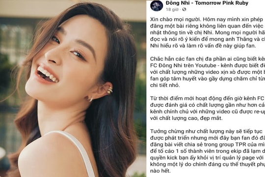 Rộ tin ê-kíp Đông Nhi 'cướp' kênh YouTube của fan ruột, còn kick hết admin ra để làm của riêng